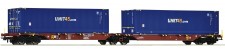 Roco 76634 GYSEV CARGO Container-Doppeltragwg. Ep.6 