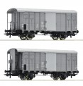 Roco 76646 SBB gedeckte Güterwagen-Set 2-tlg Ep.2/3 