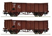 Roco 77035 DR offene Güterwagen Set 2-tlg. Ep.4 