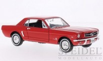 Welly WEL22451rt Ford Mustang Coupe rot 