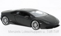 Welly WEL24056MATTBLACK Lamborghini Huracan LP 610-4 matt-schwar 