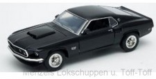 Welly WEL24067BLACK Ford Mustang Boss 429 schwarz 1969 