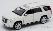 Welly WEL24084W Cadillac Escalade weiß 