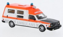 Speidel MCW BOS87718 Volvo 265 Ambulance Sweden, weiß/orange 