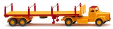 Wiking 051844 Scania 111 Hauber Rungen-SZ gelb/rot 