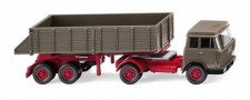 Wiking 067710 Henschel F161 Hinterkipper-SZ braun 