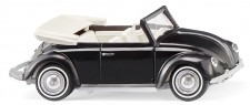 Wiking 079406 VW Käfer 1200 Cabrio schwarz 