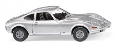Wiking 080410 Opel GT silber-met.