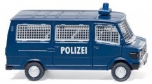 Wiking 086431 MB 207 D Bus Polizei blau 