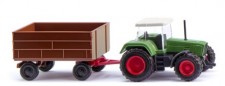 Wiking 096004 Fendt Favorit mit Anhänger 