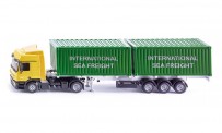 Siku 3921 MB Actros LH 2x40ft Container-SZ 