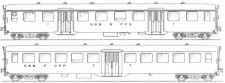 MW-Modell N-CH-220b SBB Personenwagen-Set 2-tlg Ep.3 