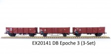 Exact-train 20141 DB offene Güterwagen-Set  3-tlg Ep.3 
