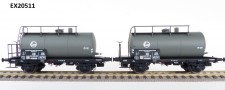 Exact-train 20511 DB Kesselwagen "EVA" Set 2-tlg. Ep.3b 