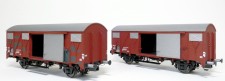 Exact-train 20945 SBB ged.Güterwg. K4 Set 2tlg. his.Ep.5-6 