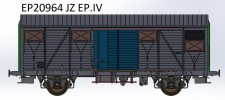 Exact-train 20964 JZ gedeckter Güterwagen Gs Ep.4 