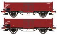 Exact-train 23982 SNCB offener Güterwagen-Set Ep.3c/4a 