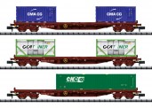 Trix 15072 SNCF Containertragwagen-Set Ep.6 