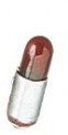 Brawa 3261 Steckbirne mit Bund 16 V/30 mA, rot 