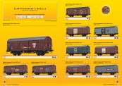 Brawa 50825 Güterwagen Fahrzeugmarken Set 10tlg AC 