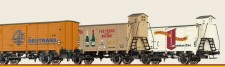 Brawa 50945 Güterwagen-Set 3-tlg. Ostalgie Ep.1-4 AC 