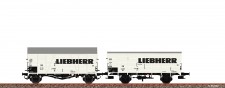 Brawa B2002 DB Liebherr Güterwagen-Set 2-tlg Ep.3 