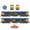 Bachmann Branchline 50-003A GBRf Europorte Diesellok Class66/7 Ep.6