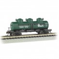 Bachmann USA 17152 3-Dome Tank Chemcell 