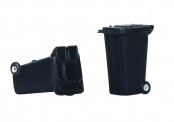 Scenecraft 44-525 Domestic Wheelie Bins (x10) 