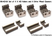 PROSES PRR-H0-04 Rollböcke 4 Stück Spur H0/00