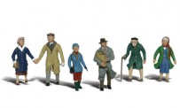 Woodland WA1900 HO Couples In Coats 