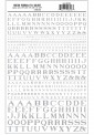 Woodland WMG706 Aufreibebuchstaben, silber 