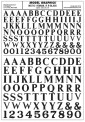 Woodland WMG713 Aufreibezahlen &-Buchstaben, schwarz 