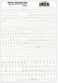 Woodland WMG740 Buchstaben amerikanischer Typ, weiß 