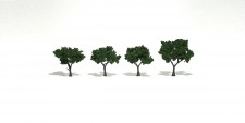 Woodland WTR1504 Laubbäume mittelgrün 5-7 cm, 4 St. 