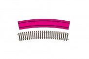 Lenz 45021 Gleis gebogen R1 22,5° 