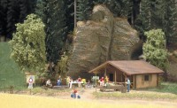 Busch 1035 Blockhütte / Waldhütte 