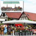 Busch 1072 Marktstand Blumen 