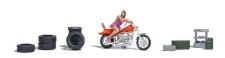 Busch 79811 A-Set:Biker Model H0 