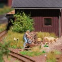 Busch 79884 A-Set: Holz hacken H0 
