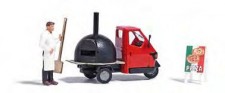 Busch 7992 A-Set: Mobiler Pizzabäcker H0 