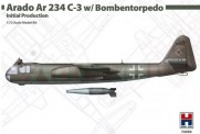 Glow2B 72050 Hobby 2000: Arado 234 C-3 w/ Bombentorpe 