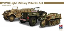 Hobby 2000 72705 WWII Light Military Vehicles Set 