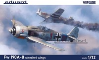 Eduard 7463 Fw 190A-8 standard wings  -  Weekend Ed. 