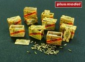 Plusmodel AL4083 US ammunition boxes for cartridges 