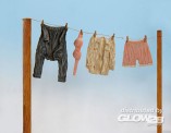 Plusmodel EL018 Kleidung - Wäscheleine 