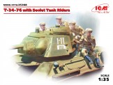 ICM 35368 T-34-76 with Soviet Tank Riders 