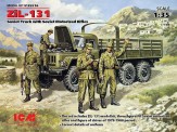 ICM 35516 ZiL 131 - sowjetischer Lkw m.Figuren 