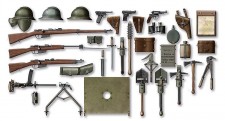ICM 35686 Italienische Infanterie-Waffen und Zub. 