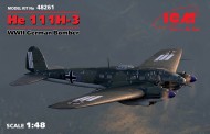 ICM 48261 He 111H-3 WWII German Bomber 